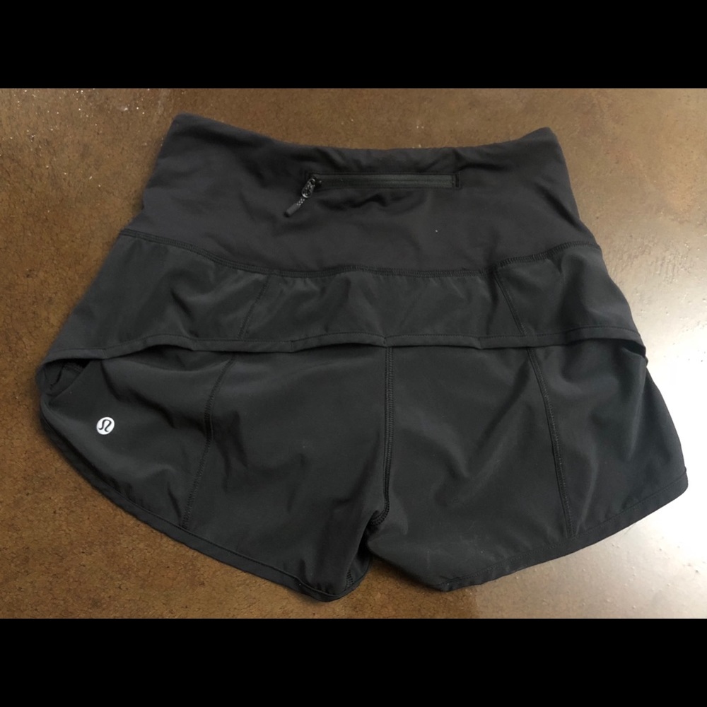 Lululemon high waisted speed shorts